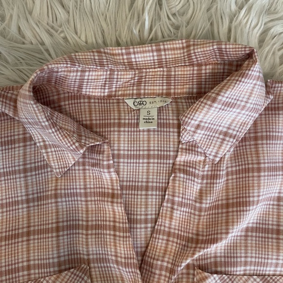 Cato | Plaid top - Picture 3 of 10